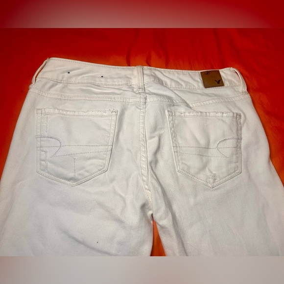 American Eagle White Skinny Jeans - Size 2 Regular - Picture 5 of 7
